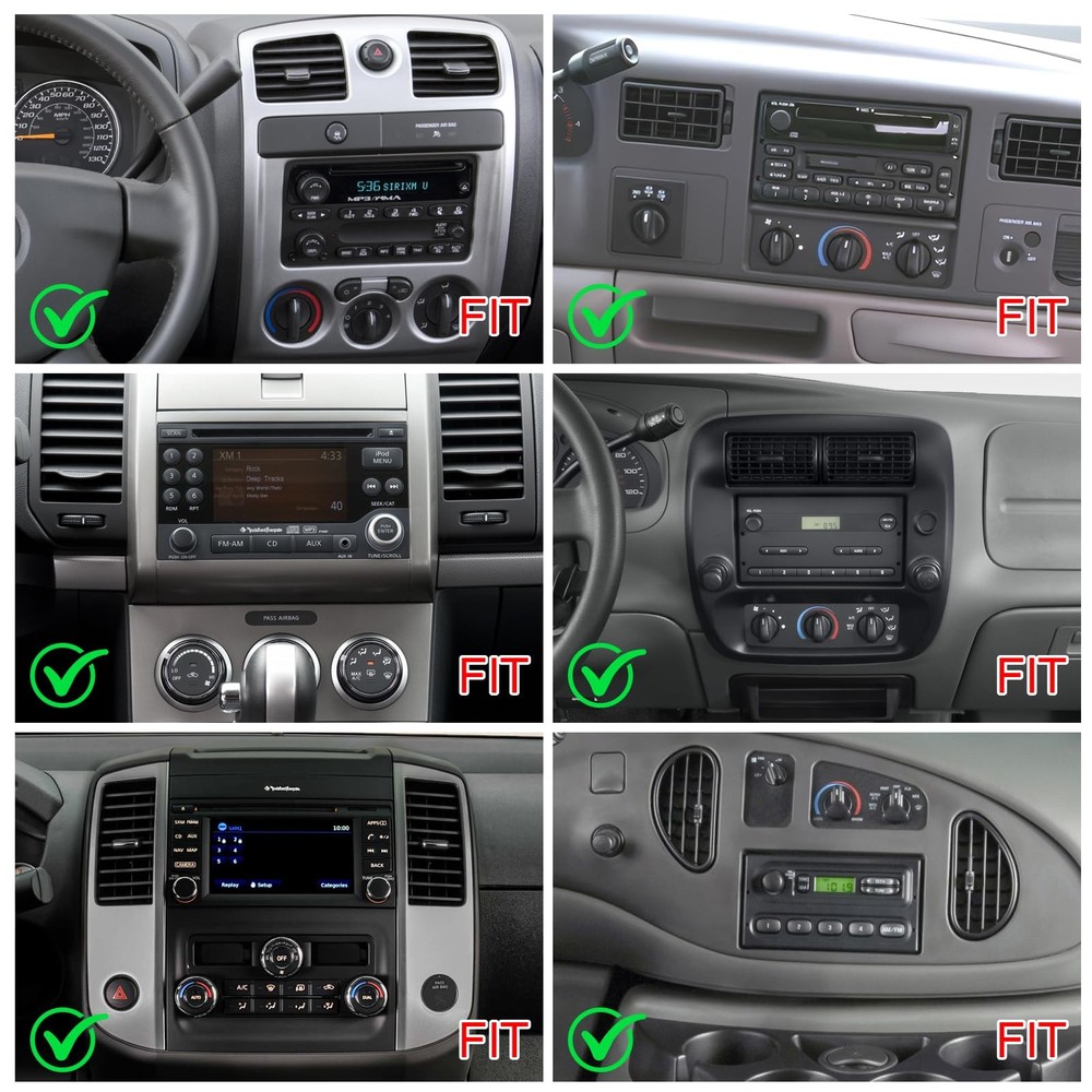 Android 14 Car Stereo 7" Touchscreen Carplay Android Auto GPS BT Backup Camera