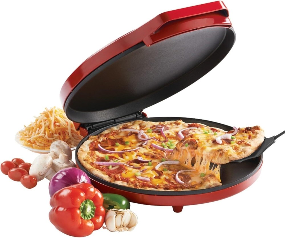 Countertop Pizza Maker 1440-Watt Pizza Maker Machine for Home Kitchen