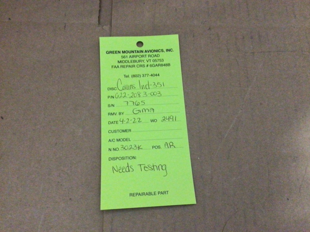 Collins Ind-351 622-2083-003