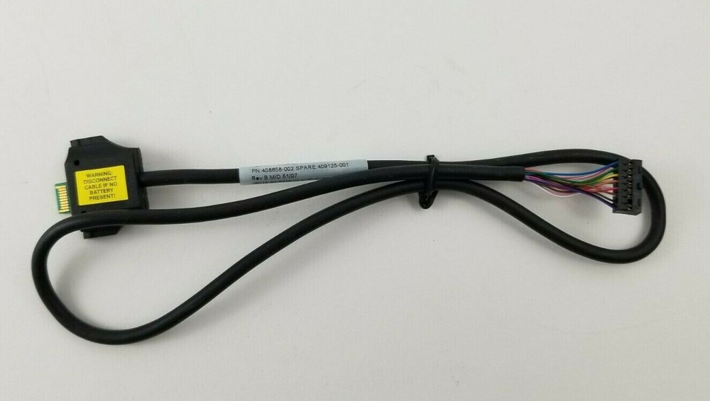 New HP 408658-002 smart array battery cable