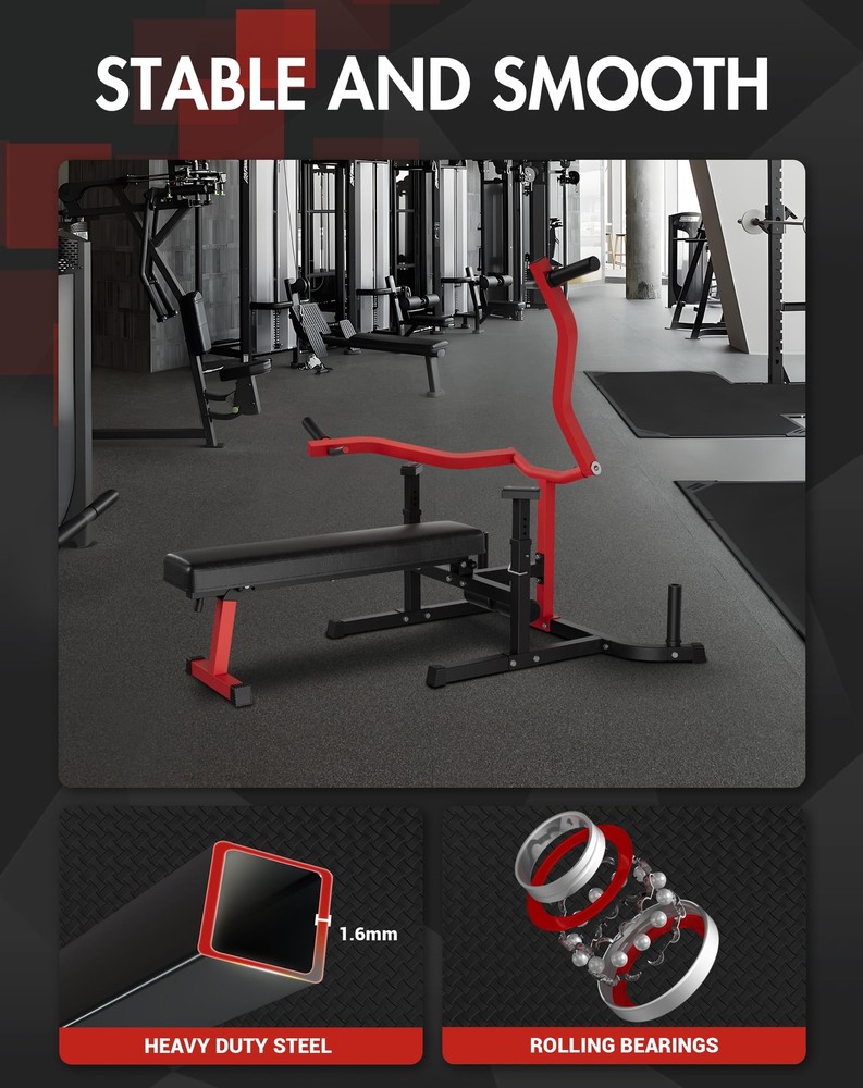 Chest Press Machine Bench Press Machine with Independent Converging Arms Workout