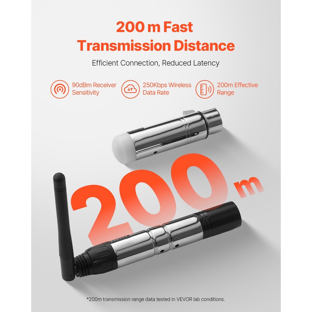 DMX Wireless Receiver Transmitter Controller for LED Stage Light 4 PCs