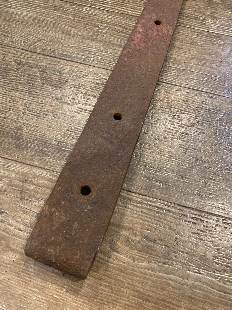 Antique Iron Strap Hinge For Barn Door Gate 26" Long