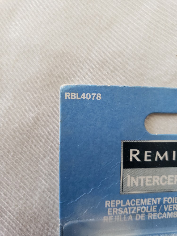 (2) New Remington RBL-4078 INTERCEPT SENSITIVE REPLACEMENT FOIL