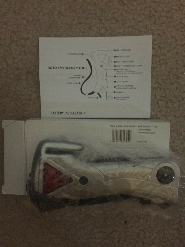 Auto Emergency Breakaway Tool, new in box