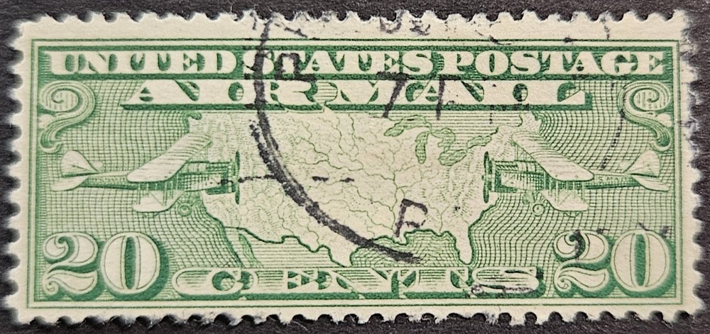 US Airmail Stamp - Collection - Scott # C9 - Used