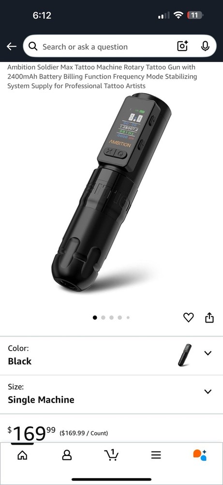 Ambition Pro Max Tattoo Pen