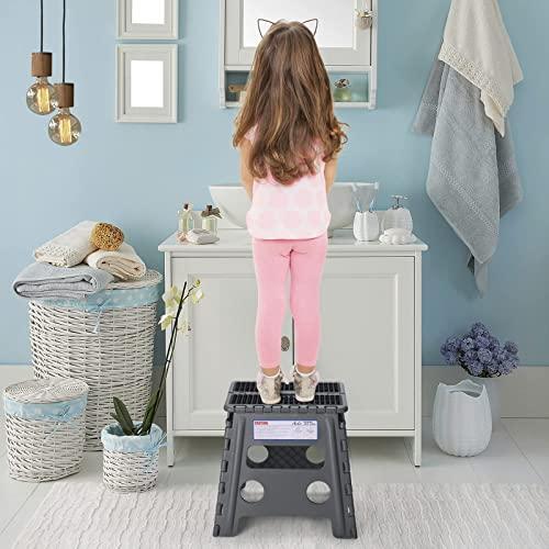 Acko Folding Step Stool 13 inch Height Premium Heavy Duty Foldable Step Stools