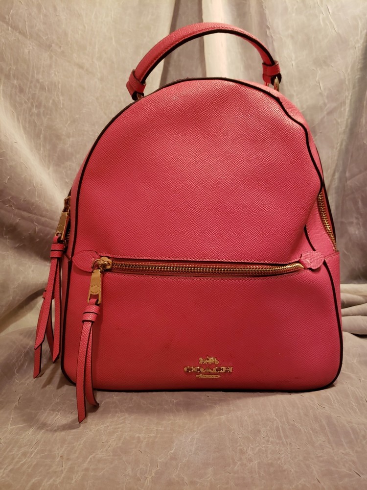 COACH #76624 JORDYN PINK BACKPACK EXCELLENT PREOWNED CONDITION