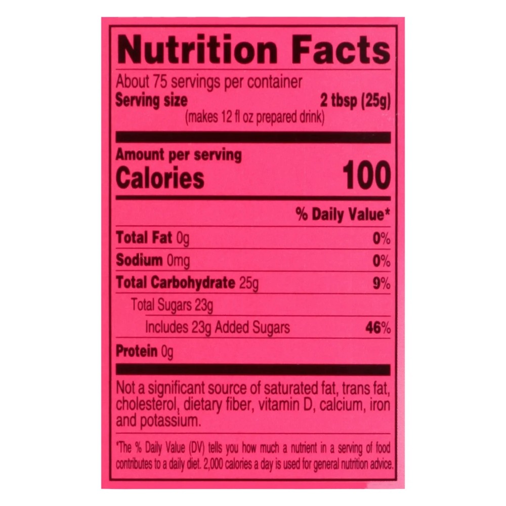 4C Raspberry Iced Tea Mix, 66.1 oz, 1 Ct....