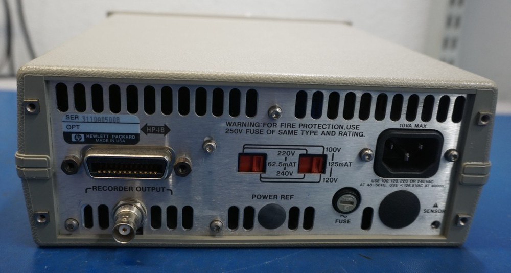 HP 437B Single Channel Digital RF Power Meter