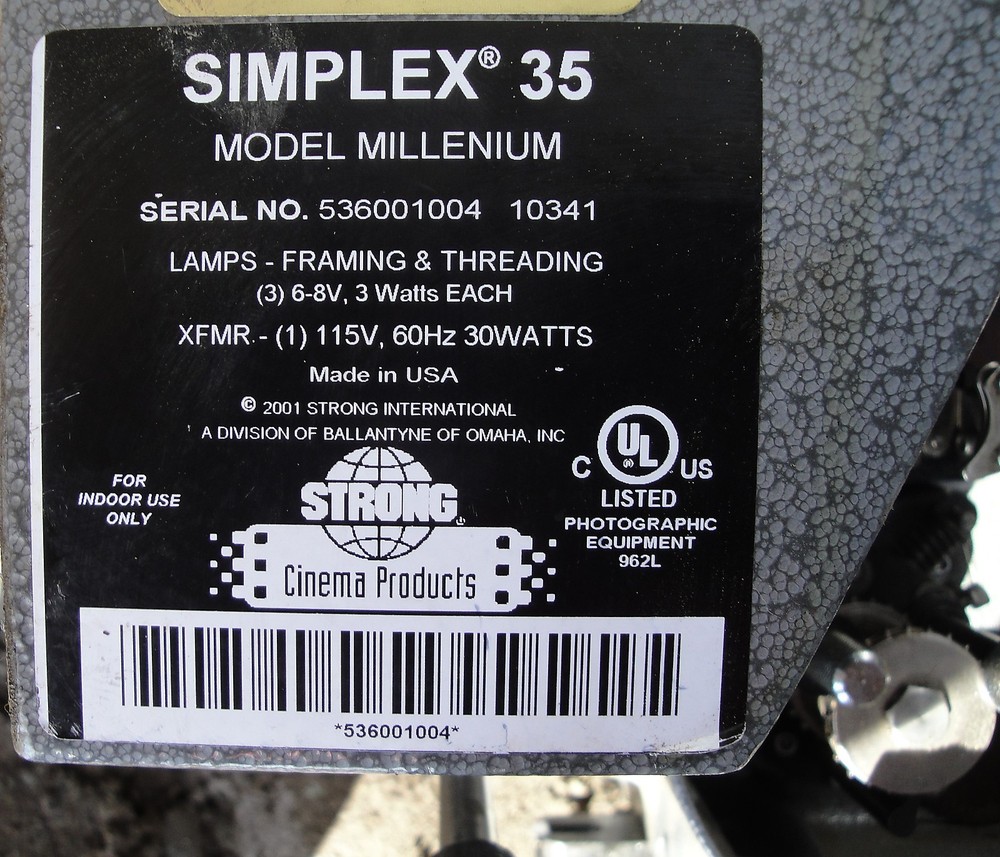 Strong Movie Projector -- Flat Scope PCB Board -- Simplex 35