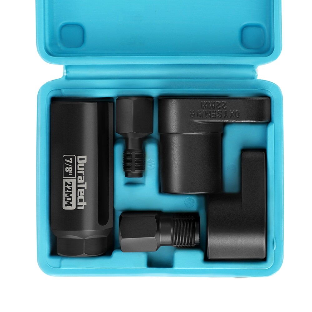 DURATECH 5PCS O2 Oxygen Sensor Socket Thread Chaser Oxygen Sensor Wrench Remover