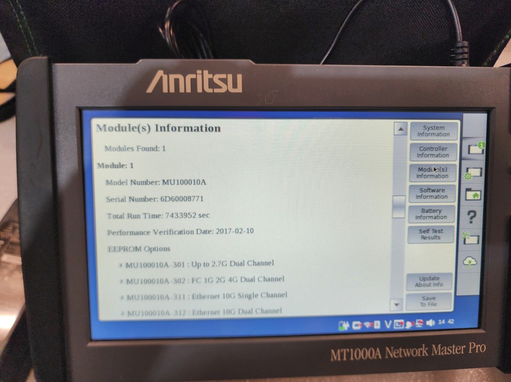 Anritsu MT1000A Network Master PRO OTDR Nice!