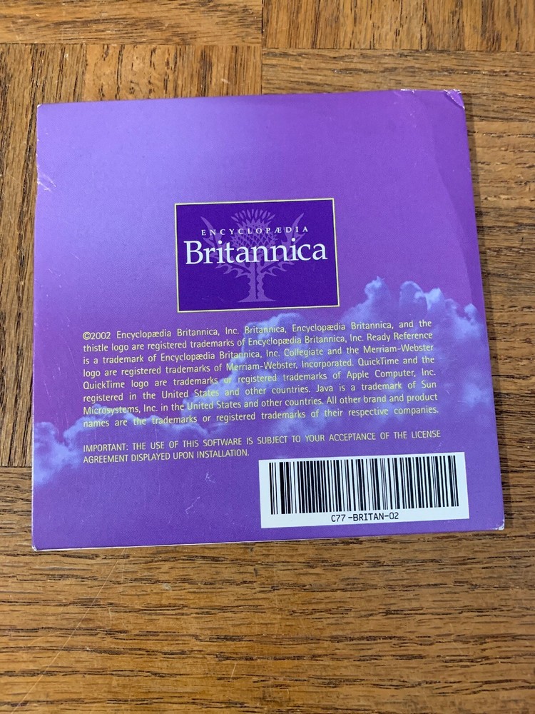 Encyclopedia Britannica Computer Software
