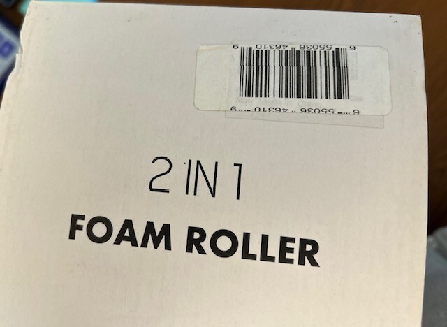 Bamans 2-in-1 Foam Roller With Carrying Case