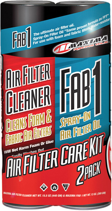 MAXIMA Air Filter Care Maintenance Kit Bundle 2-Pack