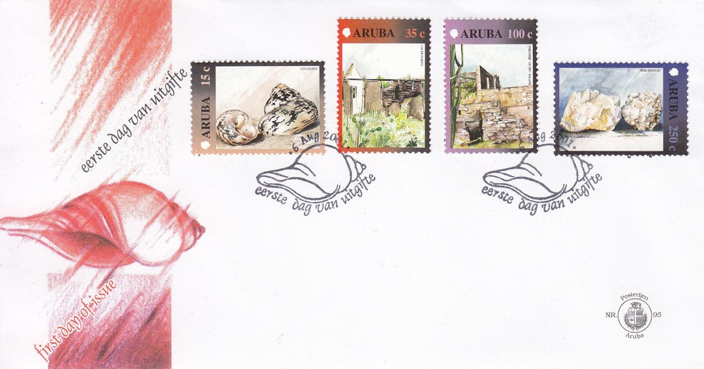 Arubu Issue FDC 2001 (95) Tourism