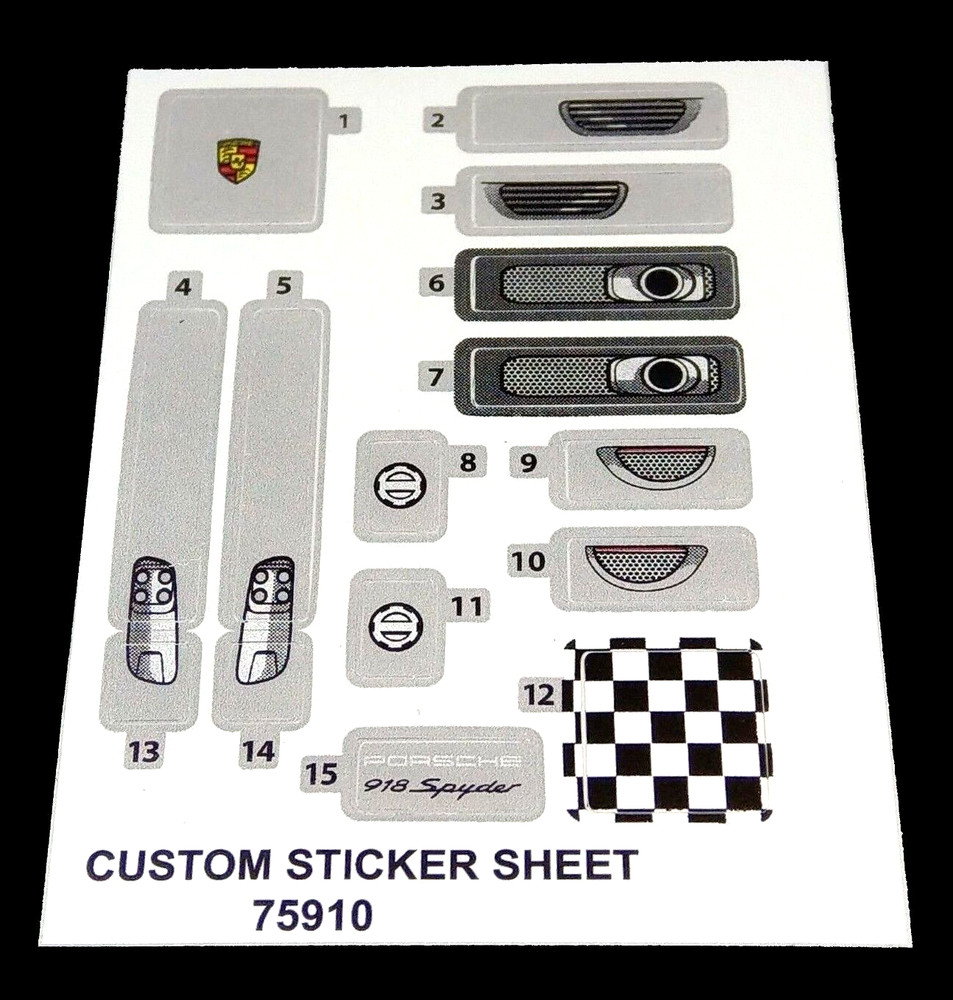 Custom Decal for 75910 Replacement Sticker 75910