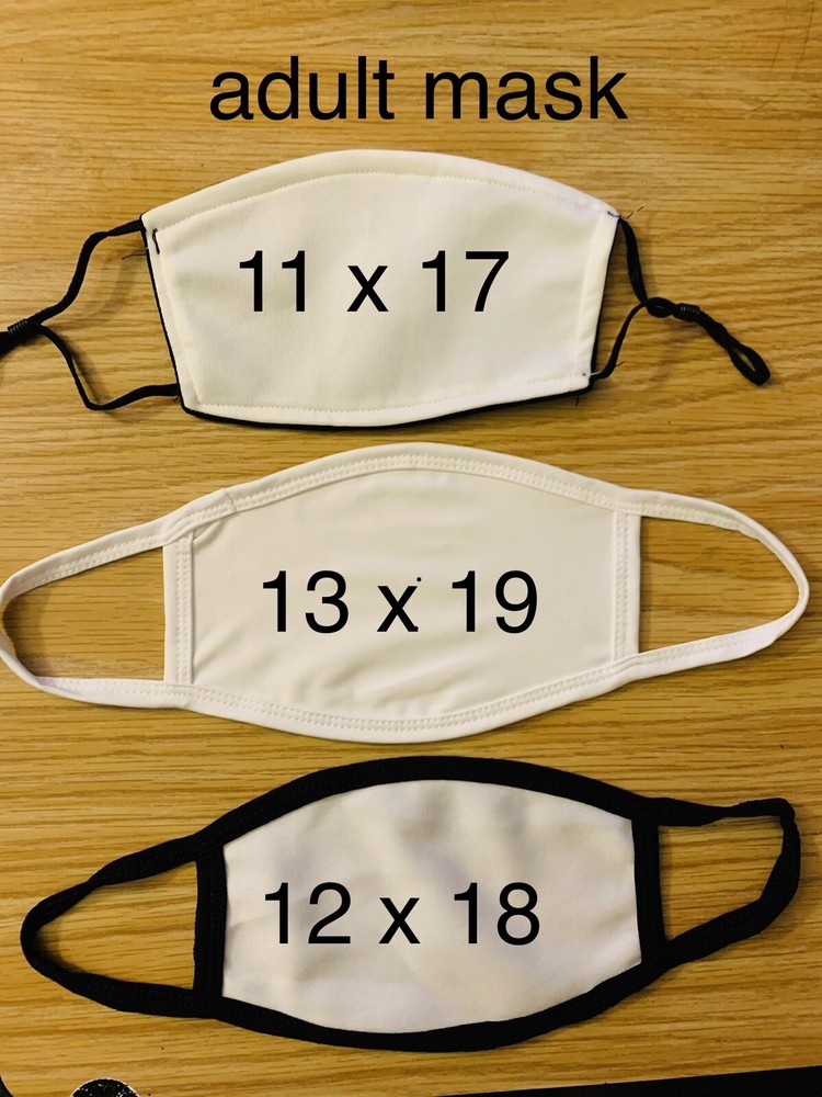 sublimation blank mask