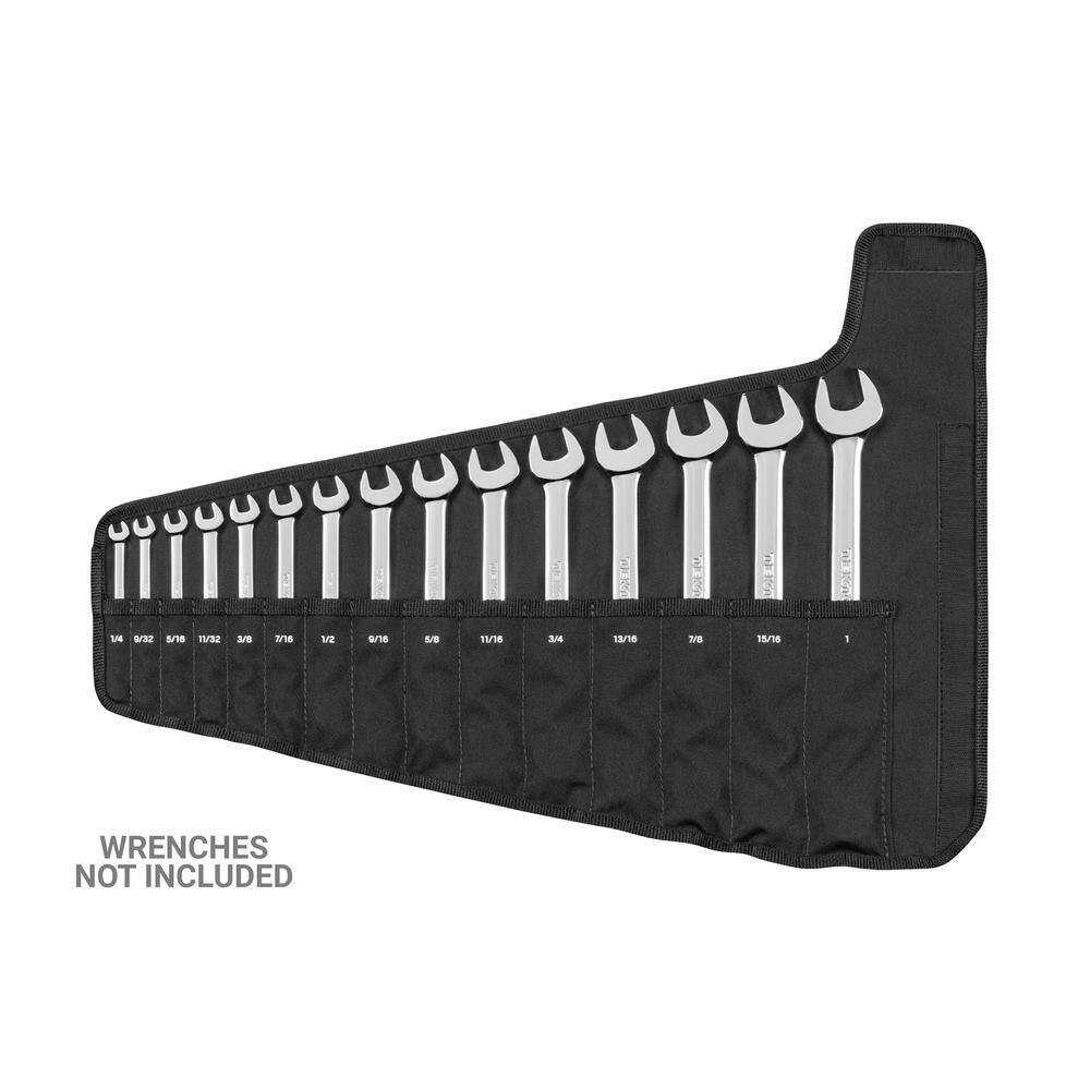 1/4-1 In. 15-Tool Combination Wrench Pouch
