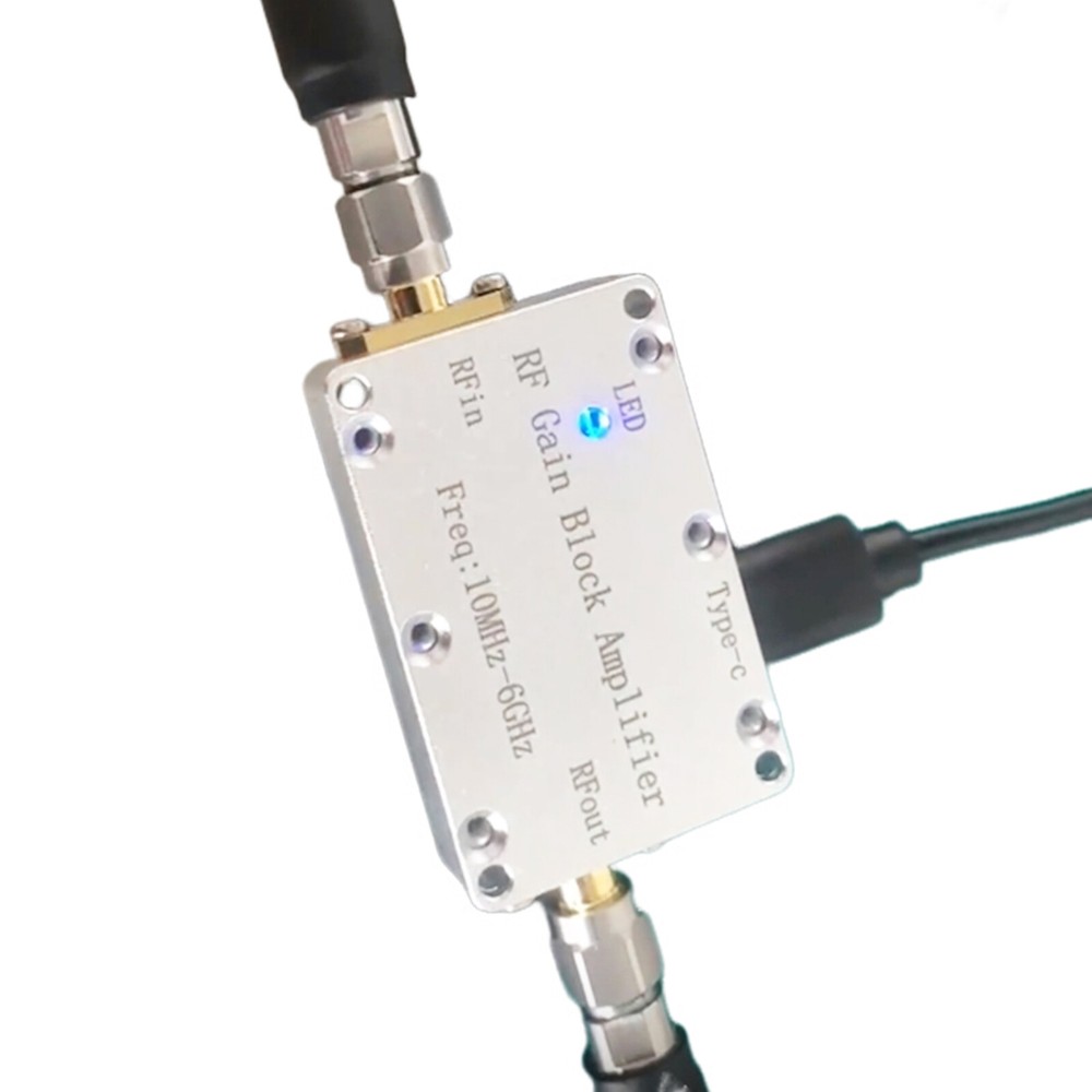 10M-6GHz RFAmplifier 20dB High Gain Driver Receiving Amplifier Receiver System B