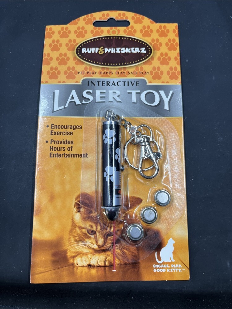 Ruff Whiskerz Interactive Laser Toy New