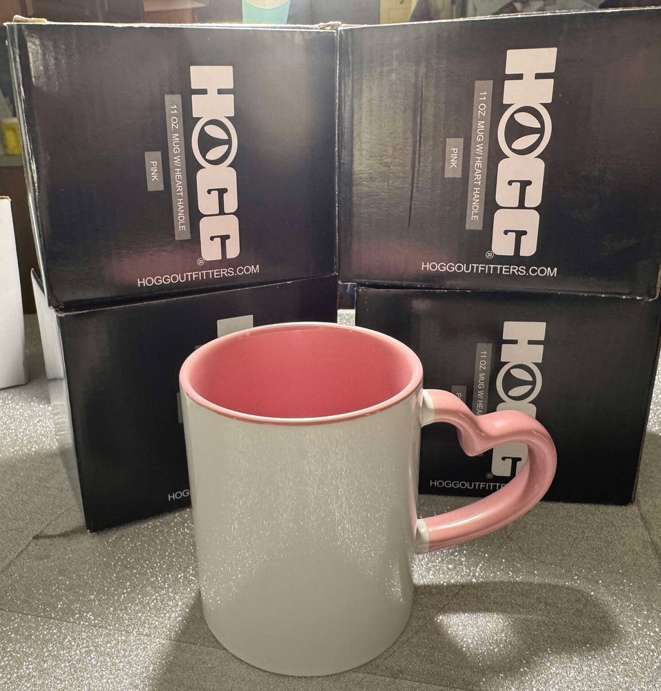 Hogg 11 OZ Mug with heart handle