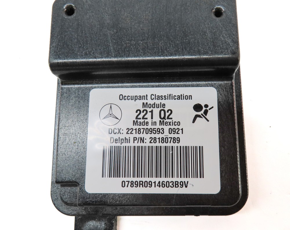 2010 MERCEDES S400 (W221) FRONT RIGHT PASSENGER SEAT OCCUPANCY SENSOR MODULE