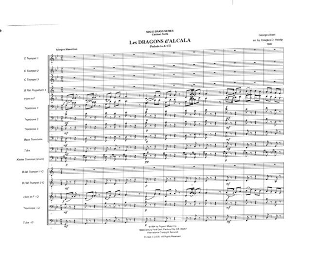 Brass Quintet, Opera is Long Music Bundle #6