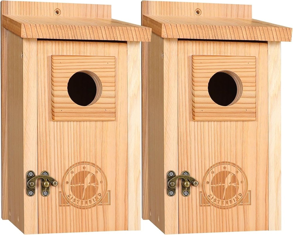 2 Pack Bird Houses Assembly Required