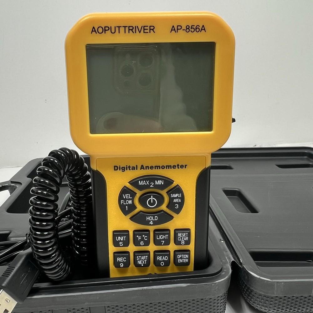 AOPUTTRIVER Handheld Digital Anemometer AP-856A