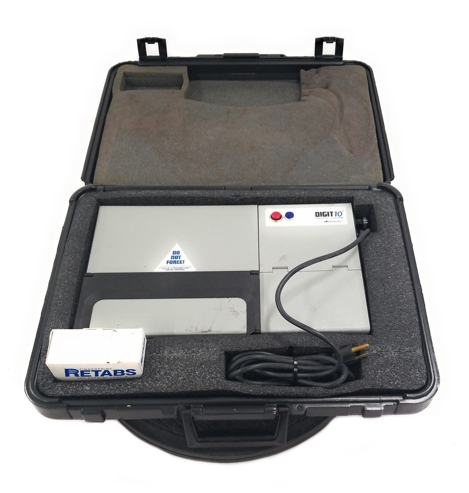 Forensic Source Digit 10 Inkless Fingerprint System w/ Carrying Case