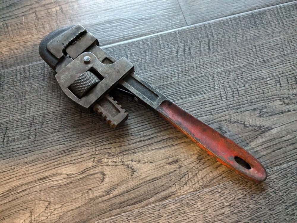 Vintage Pipe Adjustable Wrench #10 Made in Germany