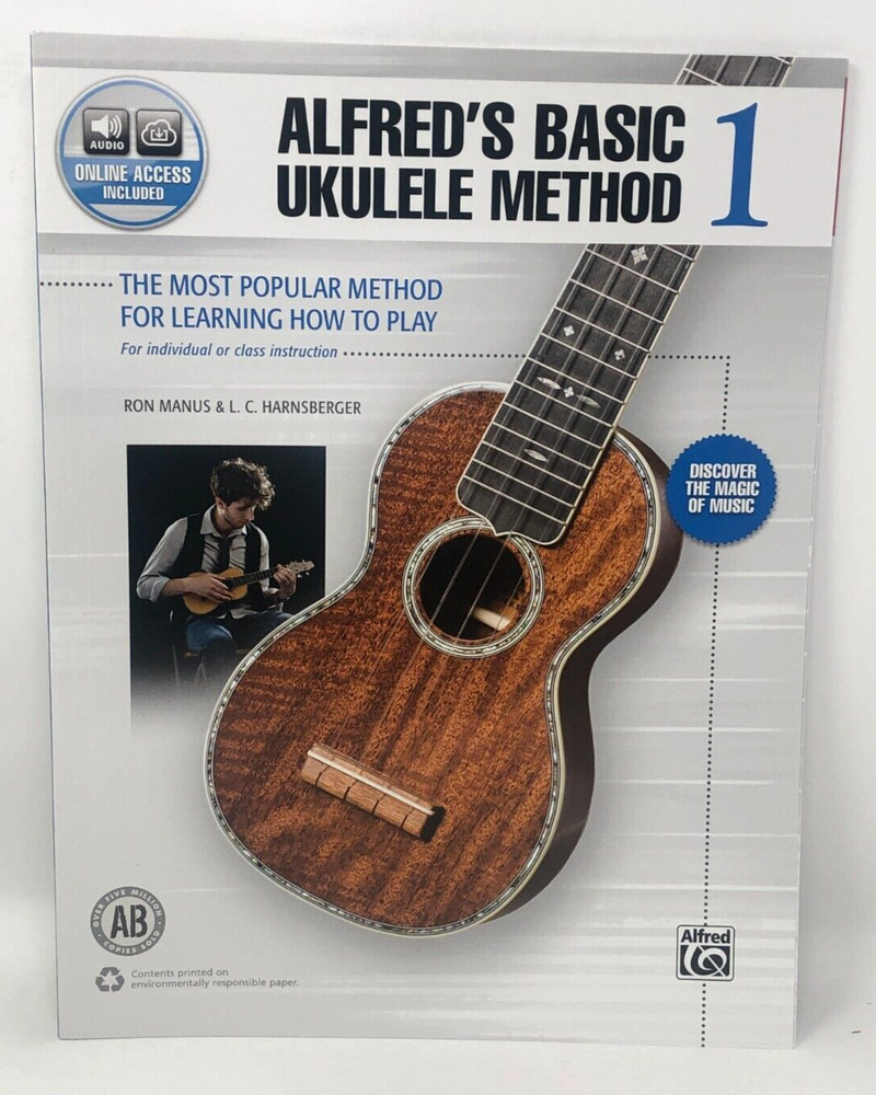 Alfred's Basic Ukulele Method 1 Includes Online Audio By Manus/Harnsberger
