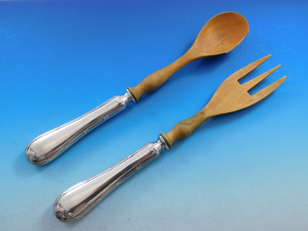 Bougainville by Hacker & Hermann Austria Silverplate Flatware Set Service 175 pc