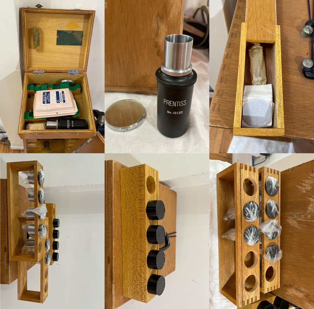 PRENTISS MICROSCOPE 10120 ON THE BOX