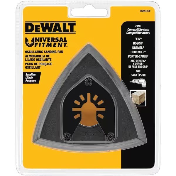 Dewalt Universal Oscillating Sander, Multi Tool Sanding Sandpaper Pad Black New