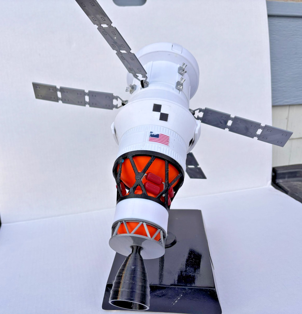 Custom 3D Print NASA Orion Mars Mission Stack CM SM ICPS Display