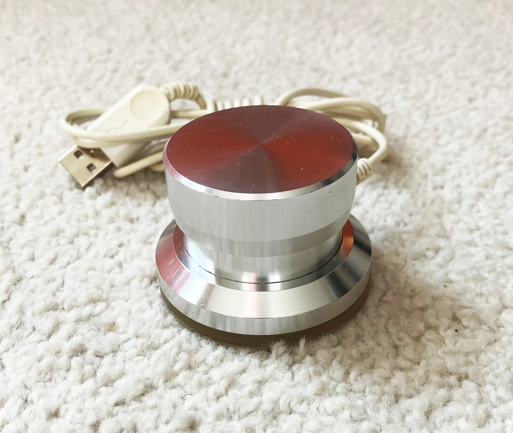 Griffin Technology Powermate Knob USB Multimedia Controller (Silver) Mac PC.