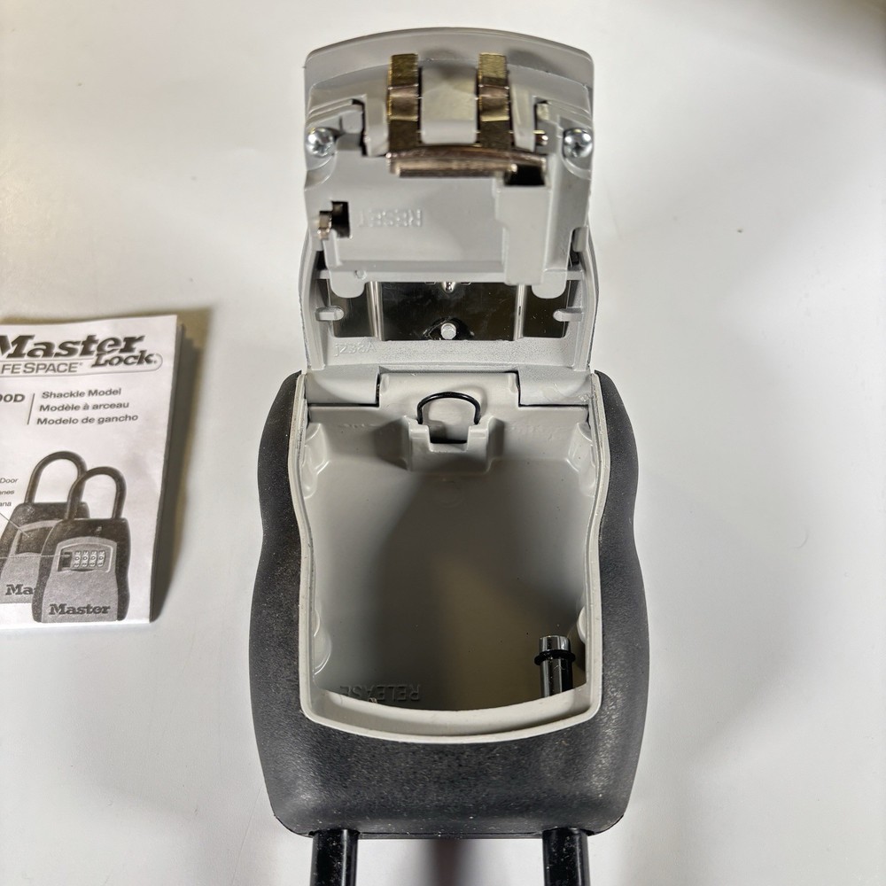 Master Lock 5400D Portable Combination Lock Box - Black