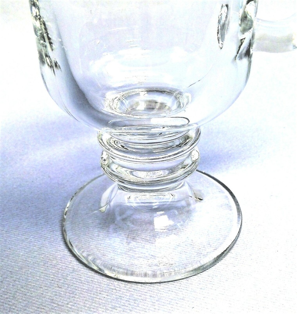 "BILLIARDS" STEMWARE with HANDLE, SET OF 4