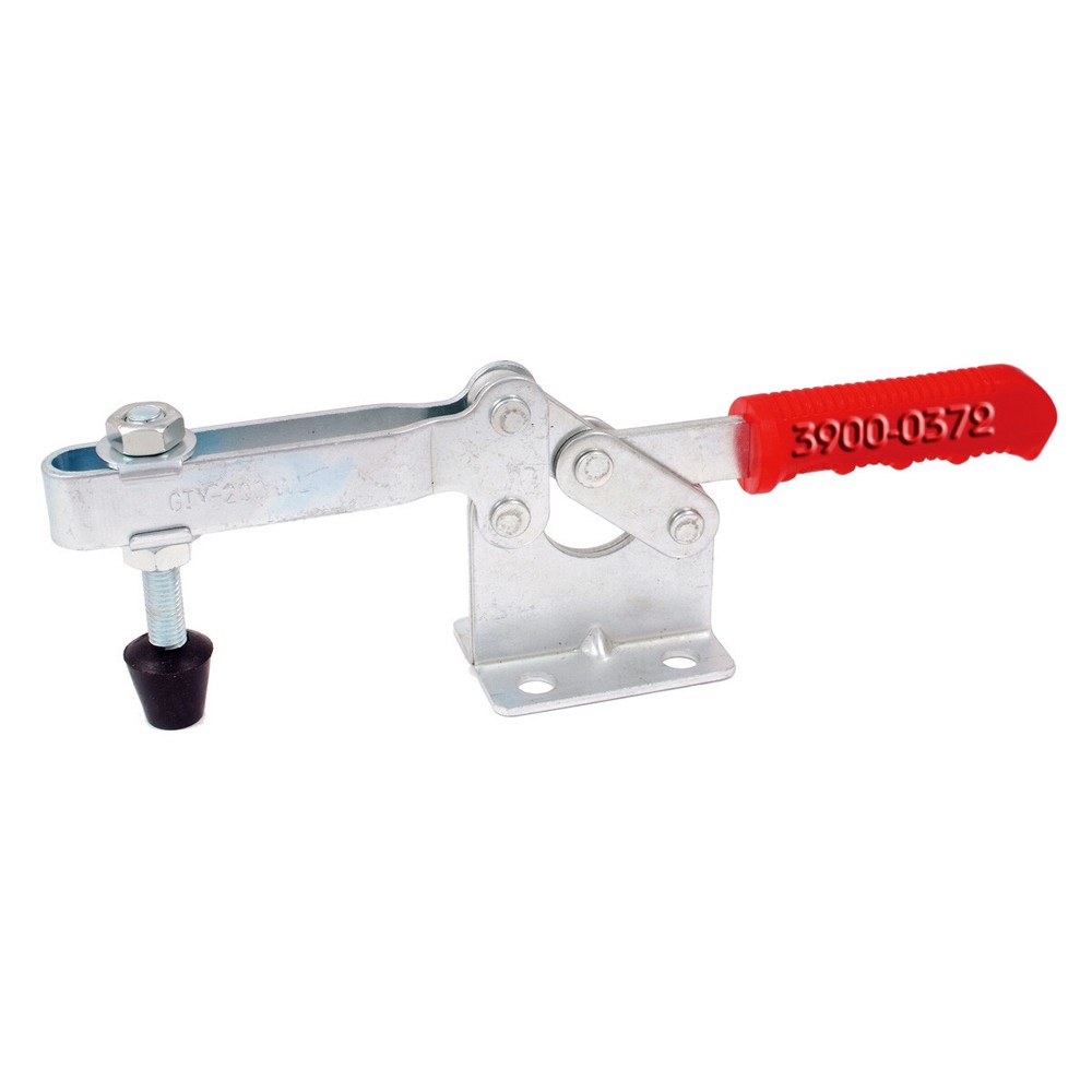 HORIZONTAL LONG SOLID BAR FLANGED BASE TOGGLE CLAMP 880 LBS CAPACITY (3900-0372)