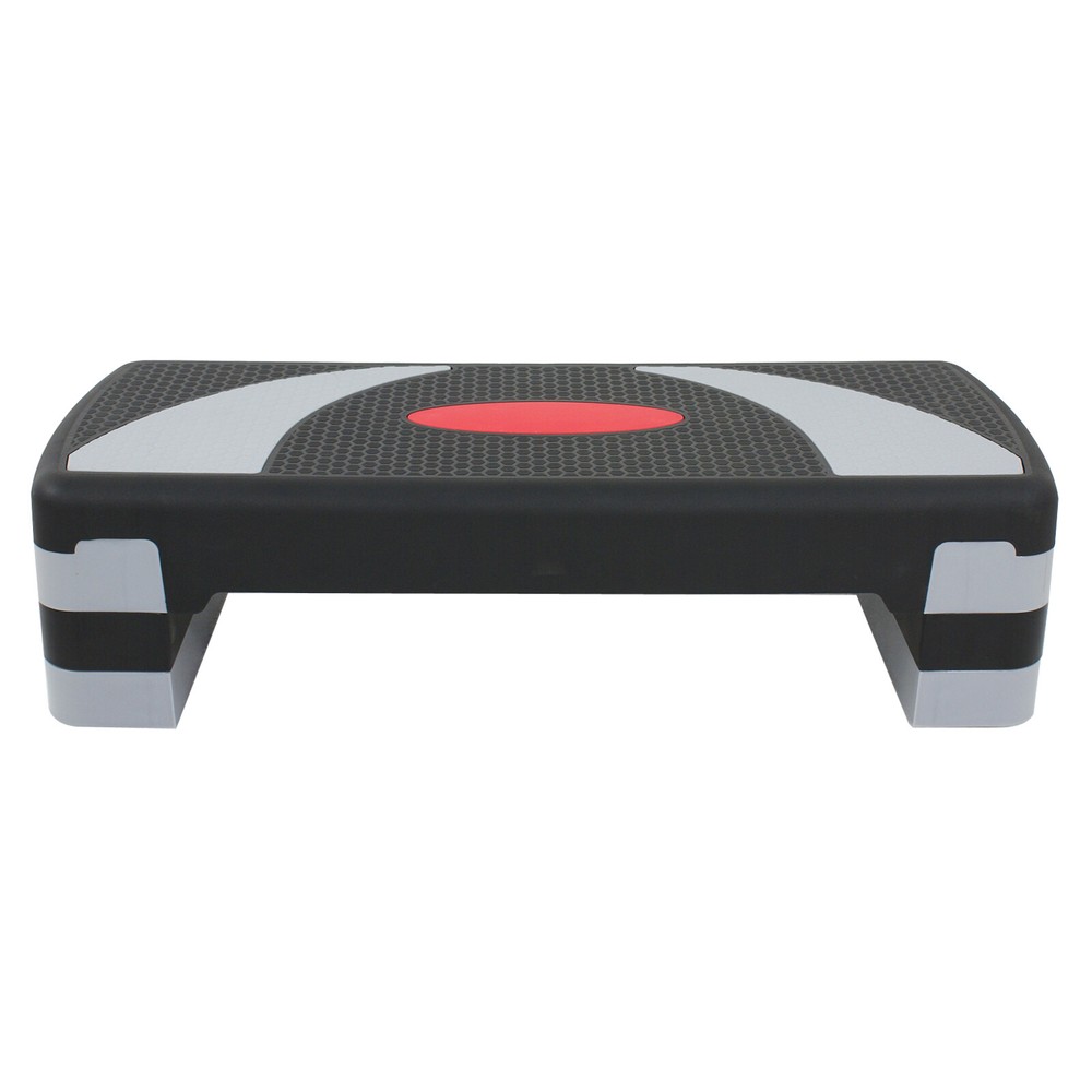 2PCS 30" Aerobic Exercise Step Platform w/4 Risers Adjust Height Workout Stepper