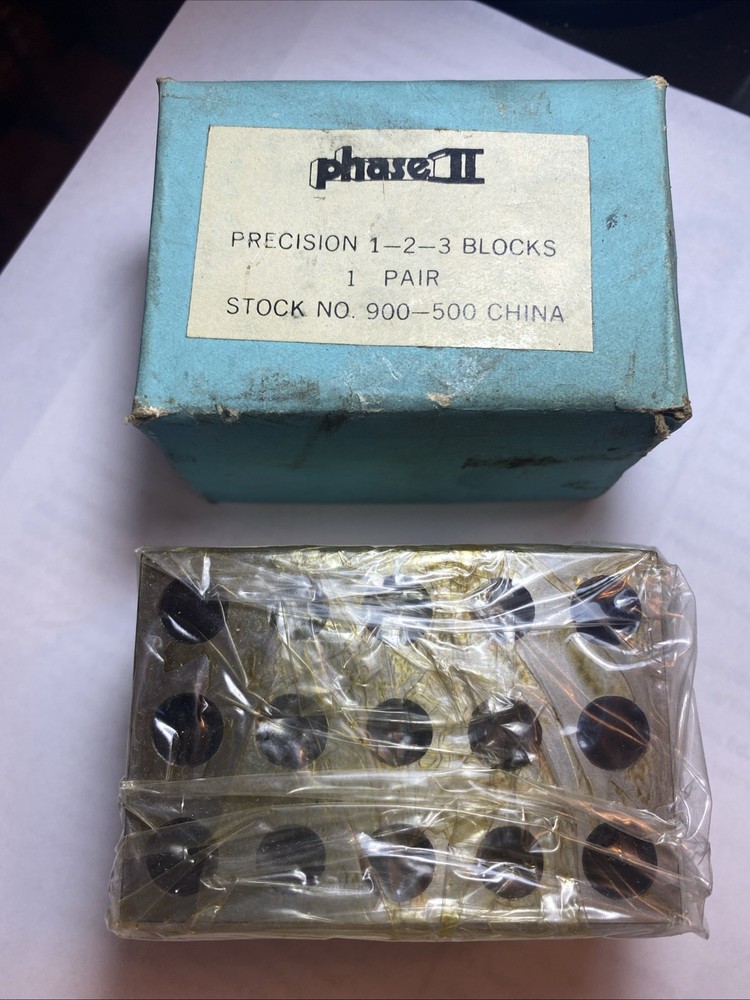 Pair 1-2-3 Block Precision Hardened Steel