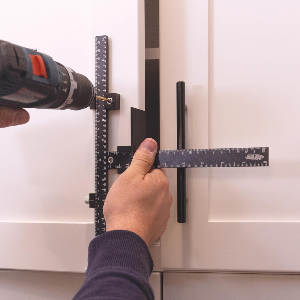 Cabinet Hardware Jig Pro for Accurate Installation - Precise Knob Pull - Adjusta