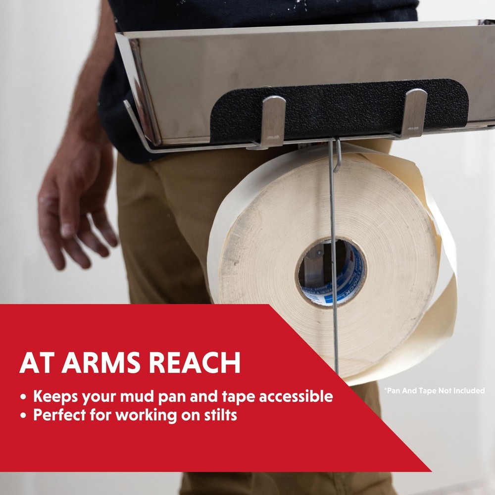 Drywall Mud Pan Holder and Tape Spool (1)