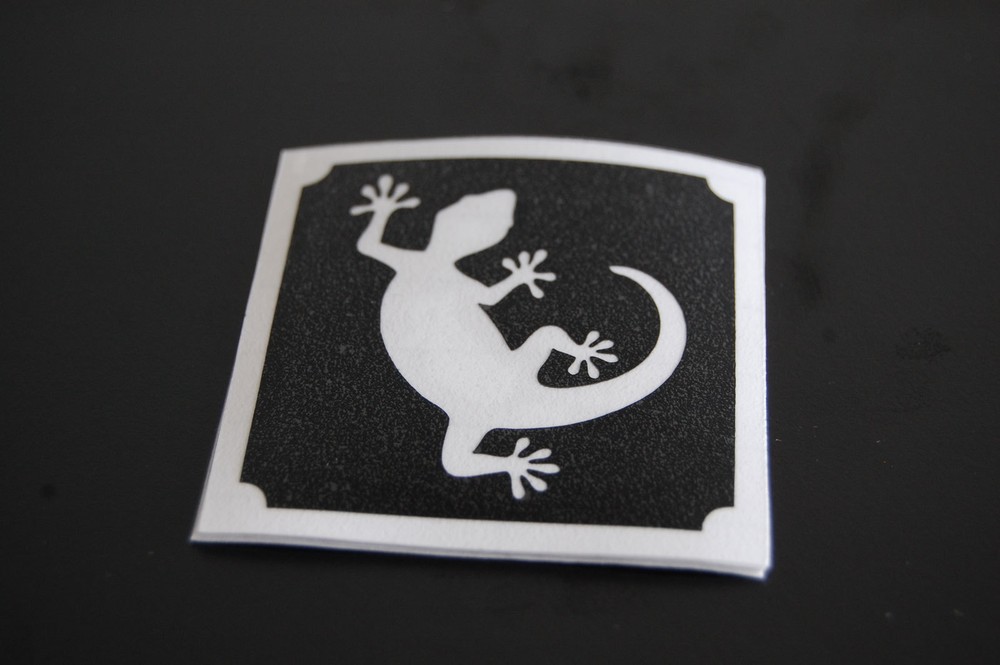 Lizard Make Up Stencil- 5 Pack