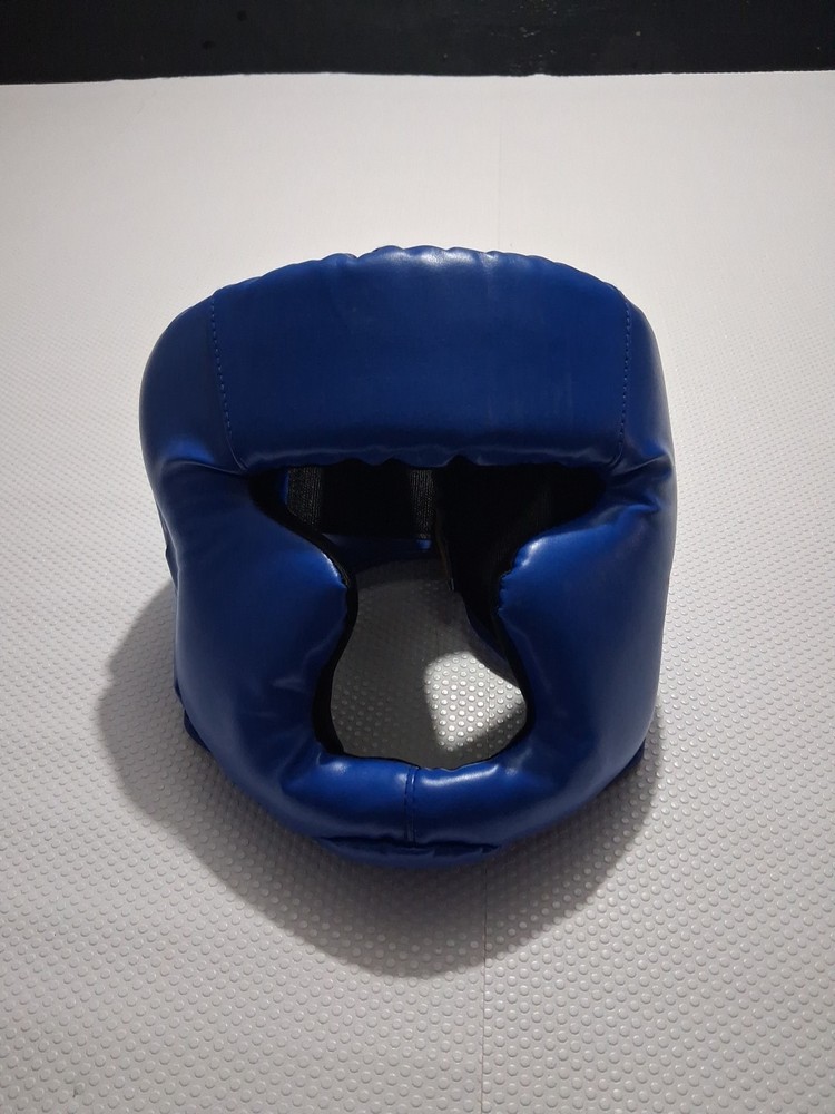 Large Boxing Helmet Color Blue