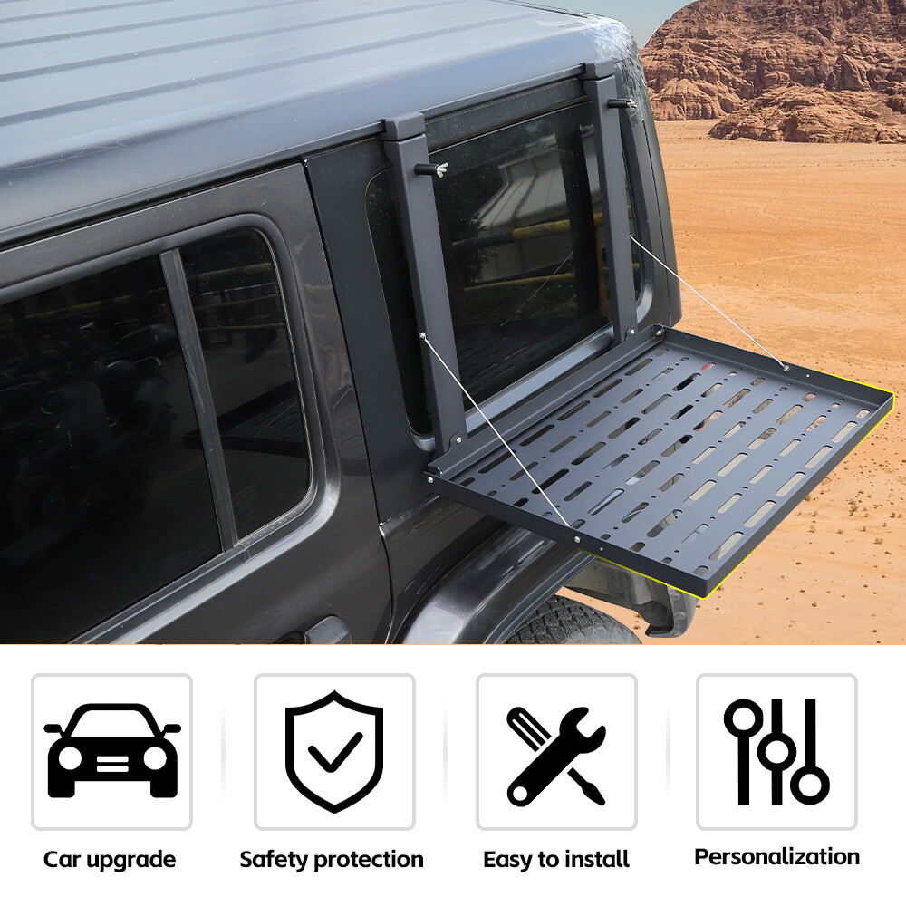 For Jeep Wrangler JL JLU Tactical Modular Storage Platform Tools Accessories